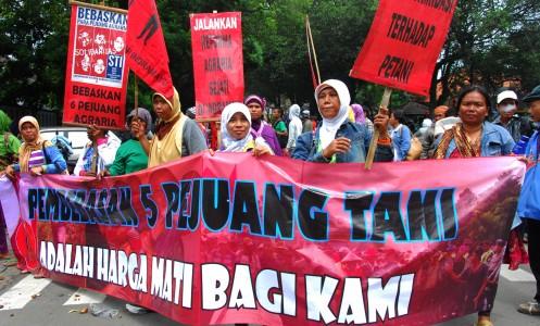 Ribuan Petani Akan Geruduk PN Bandung Pekan Depan
