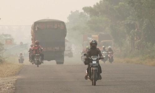 Kabut Asap Ganggu Tahapan Pemilu 2014 di Riau