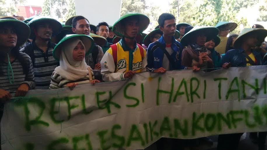 Peringati Hari Tani, Mahasiswa Minta Jokowi Tuntaskan Konflik Agraria