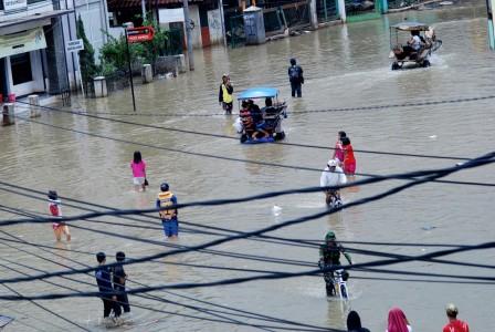 Banjir Baleendah Bandung Mulai Surut