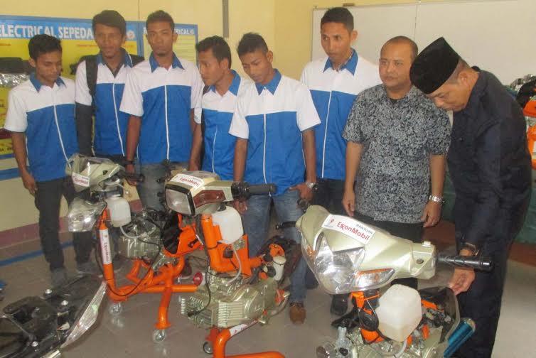 Pengangguran Aceh Utara Dilatih Jadi Montir Motor