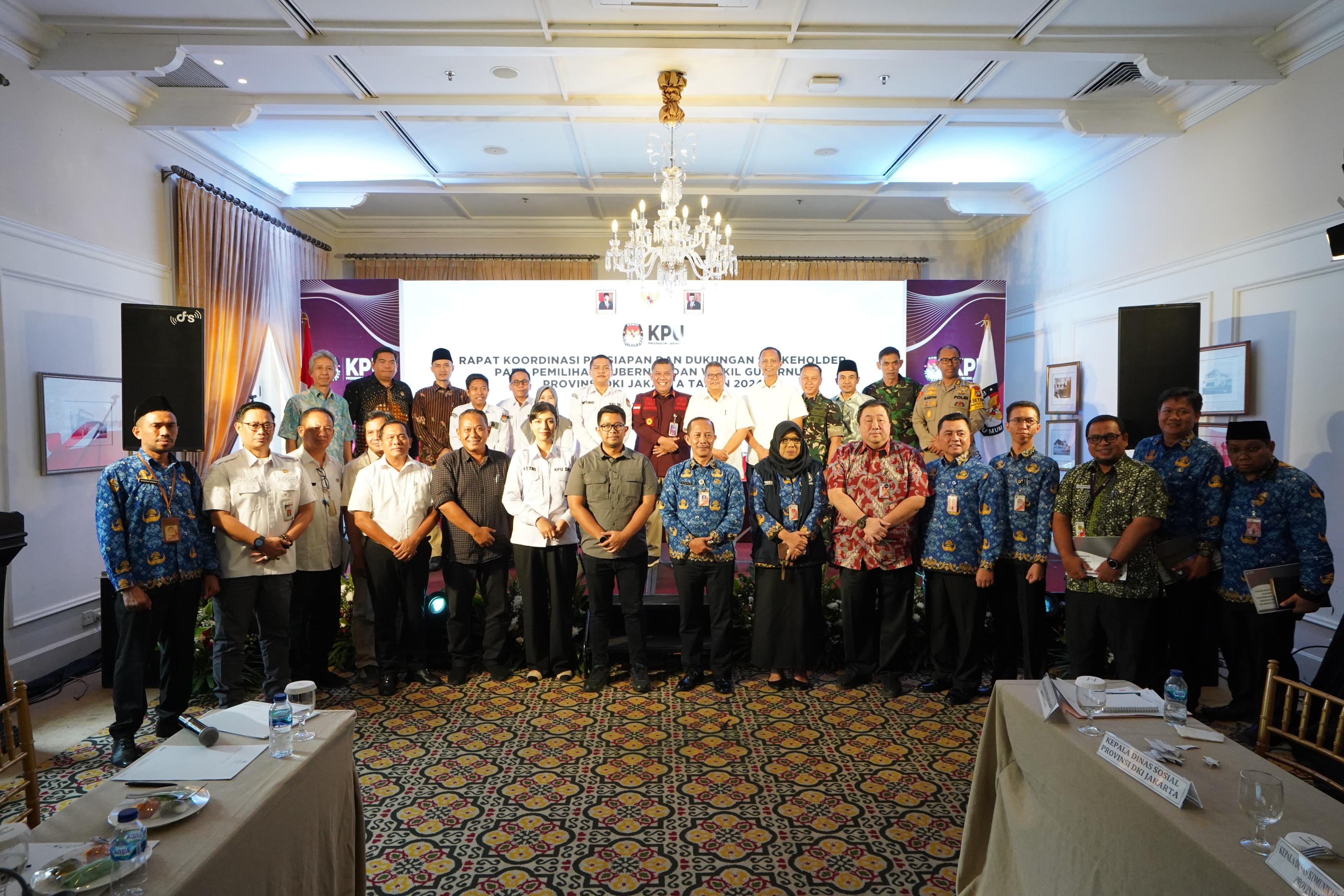 KPU DKI Jakarta Diskusi Bersama Stakeholder Bahas Tahapan dan Dukungan untuk Pilkada