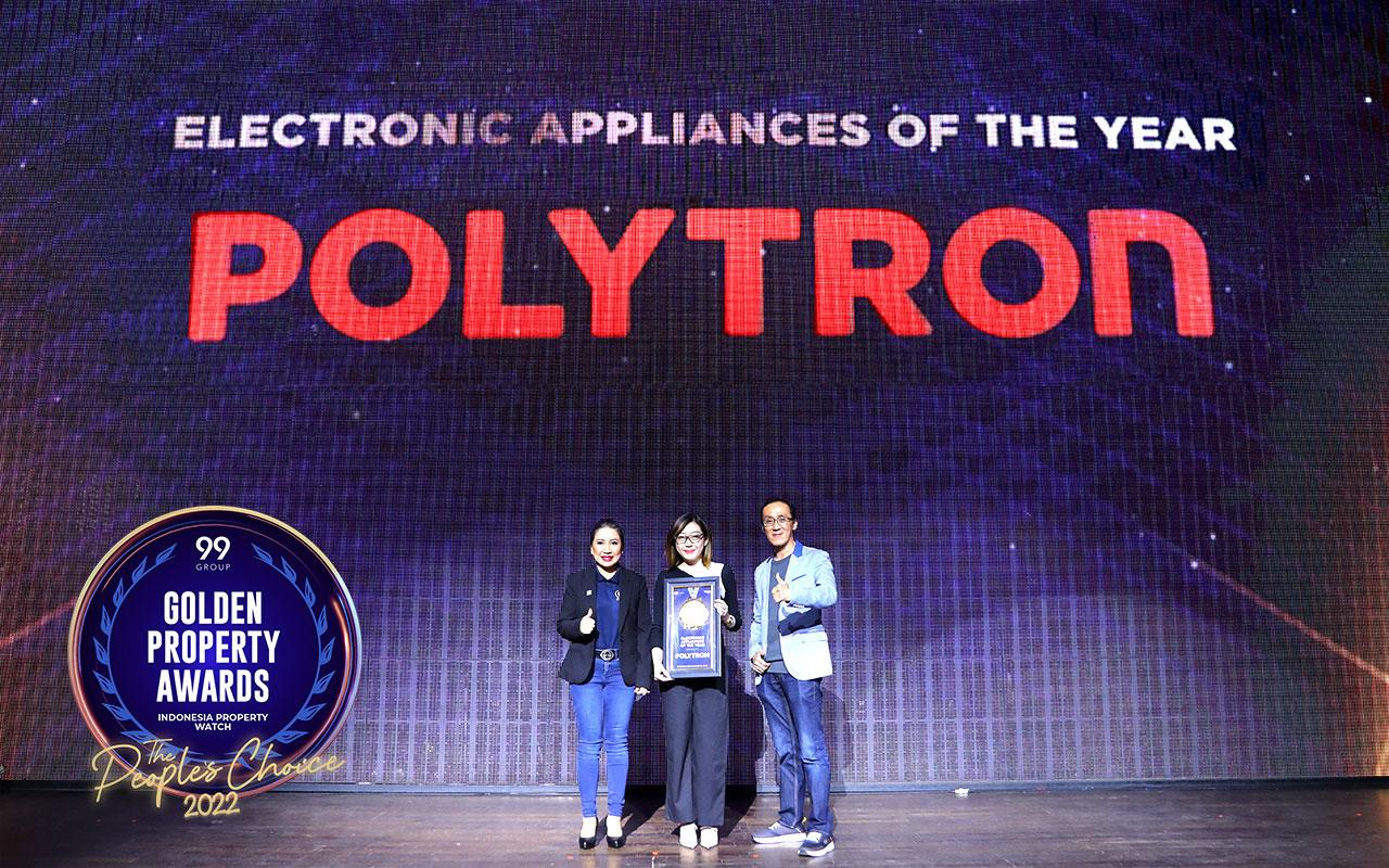 POLYTRON Raih Penghargaan Bergengsi Sebagai Electronic Appliances of the Year 2022.