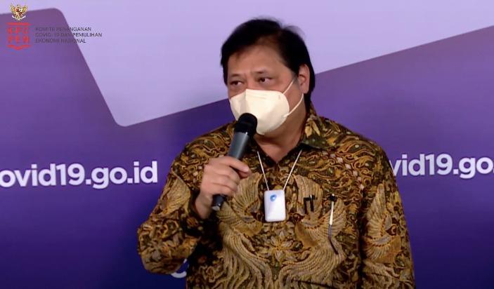 Airlangga: Penanganan COVID-19 dan Pengendalian Ekonomi Indonesia Semakin Baik