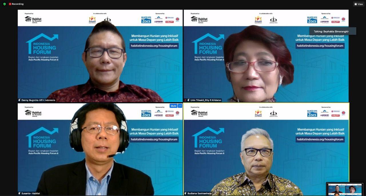 Indonesia Housing Forum 2021 Fokus Bahas Hunian Inklusif Berkelanjutan