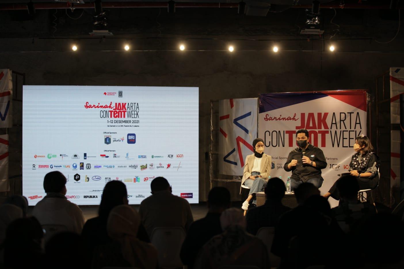 Sarinah Jakarta Content Week 2021 “On Literacy: Turning the Wheel of Wealth”