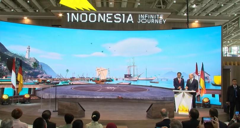 Jokowi Buka Paviliun Indonesia di Hannover Messe 2023