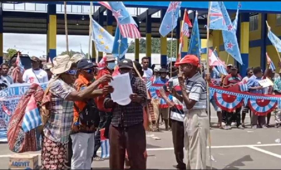 Peringati HUT Kemerdekaan Papua, Tiga Orang Dijadikan Tersangka