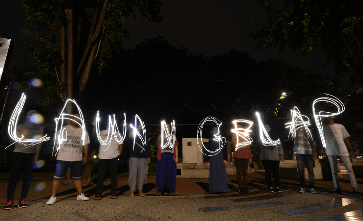 Ilustrasi: Aksi melawan gelap pengungkapan kasus penyerangan Novel Baswedan