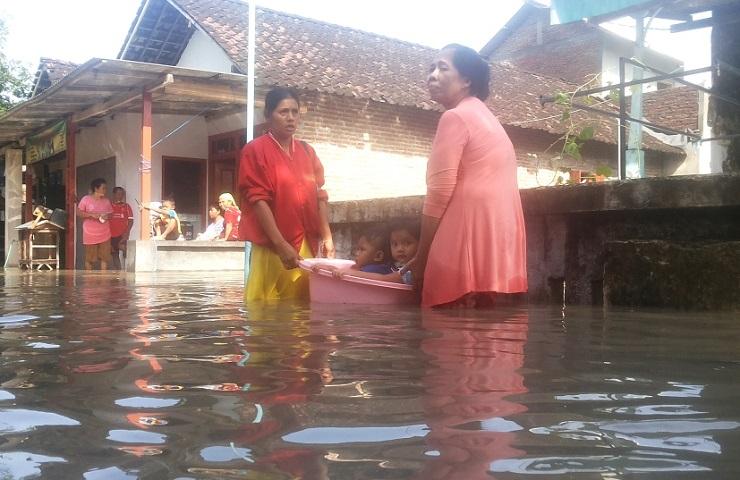 Banjir Landa 6 Kecamatan di Jombang