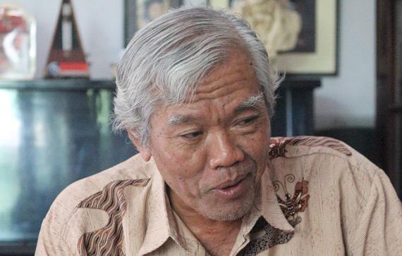 Ketua YPKP 65, Bedjo Untung. Foto: KBR/Danny Setiawan