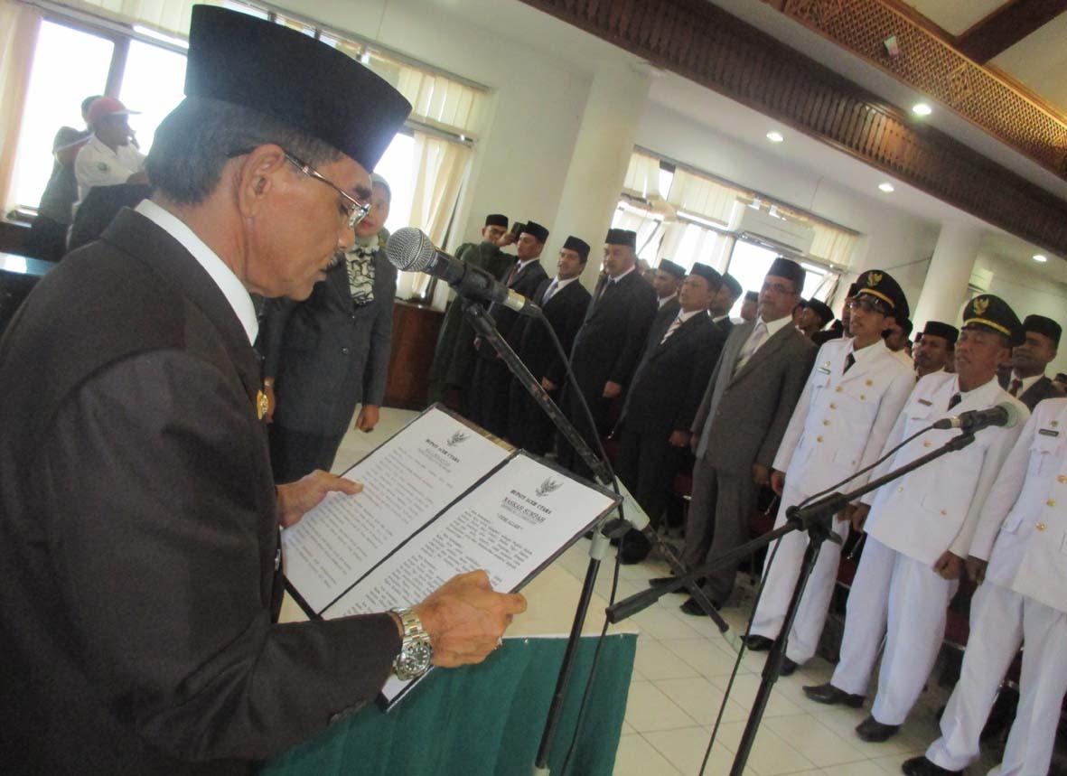 Kinerja Buruk, Ratusan Pejabat Kabupaten Aceh Utara Dicopot
