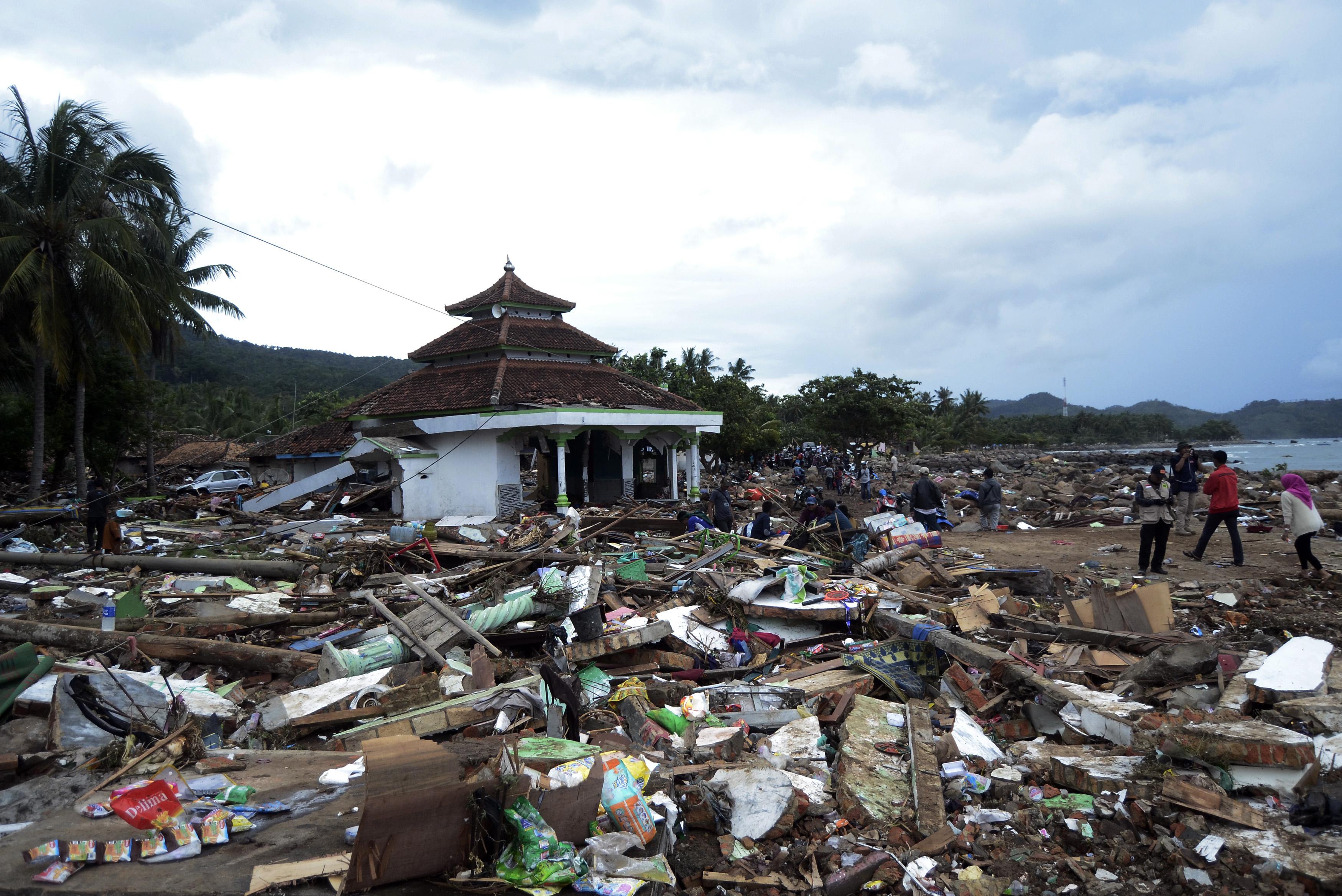 BPBD Lampung Masih Hitung Kerugian Akibat Tsunami Selat Sunda