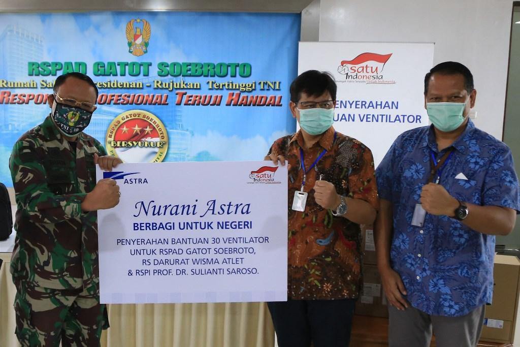 Astra Bantu 30 Ventilator Untuk Rumah Sakit Tangani Pasien COVID-19 
