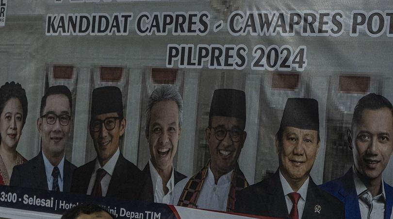 Survei Poltracking: Prabowo Ungguli Ganjar dan Anies