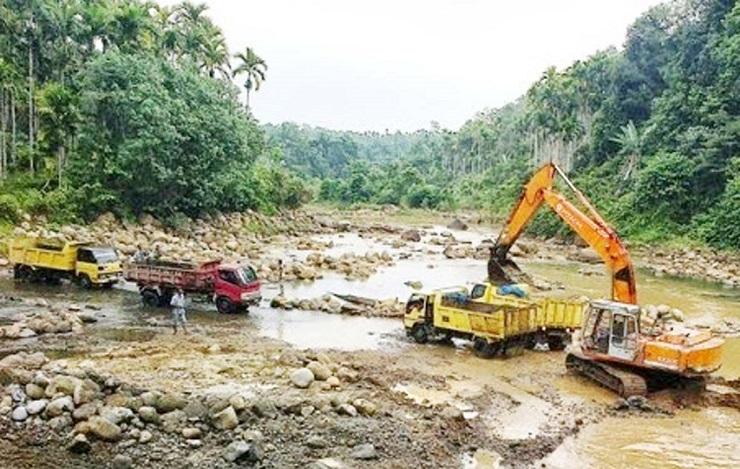 Galian C Ilegal Marak, Lima Sungai di Aceh Utara Berstatus Rawan