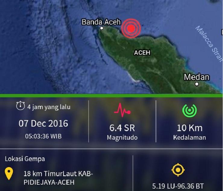 Gempa Kuat Guncang Aceh, Sejumlah Warga Tewas, Belasan Bangunan Rusak Berat