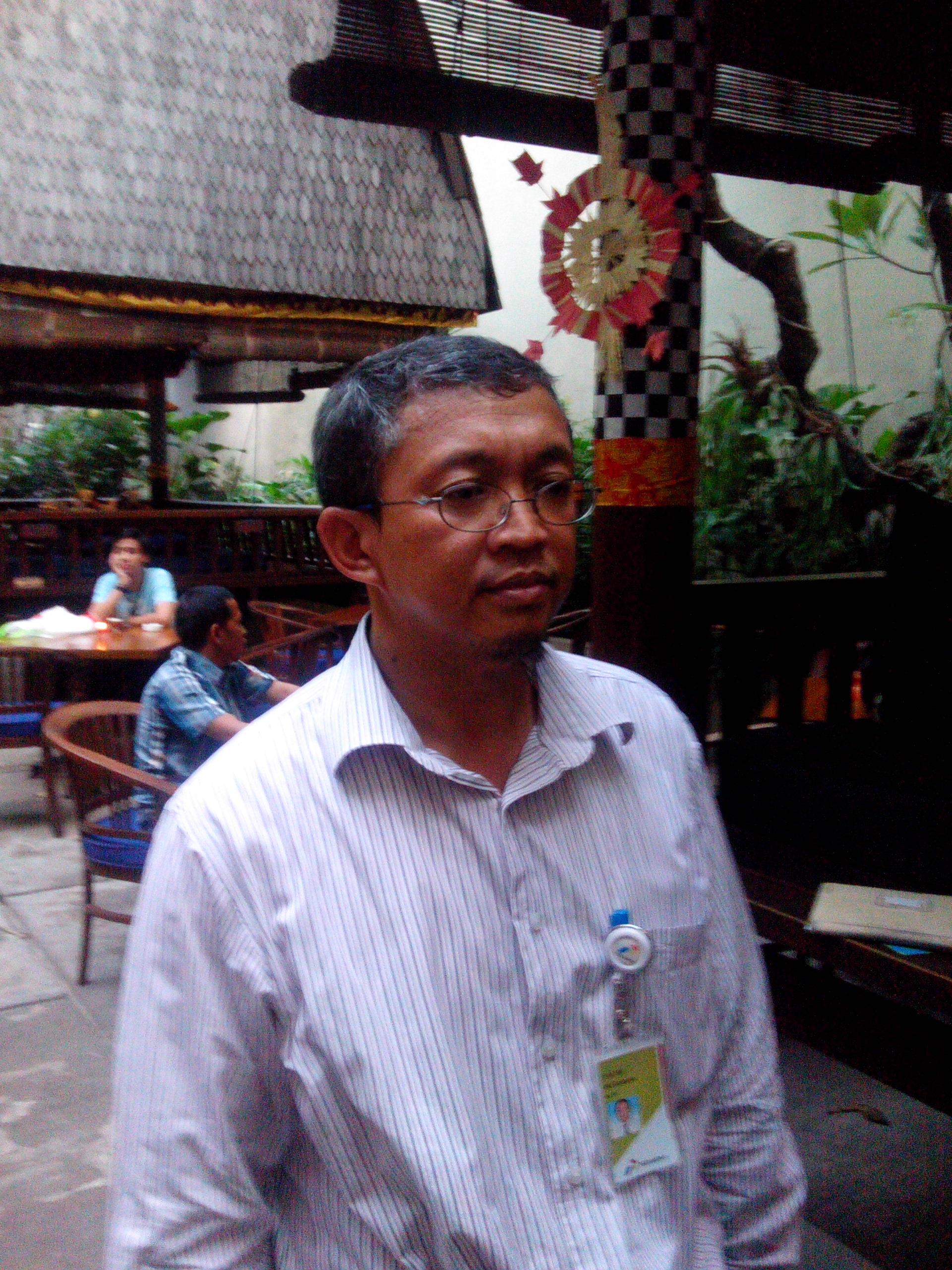 Ifki Sukarya, Media Manager PT Pertamina. Foto: KBR/ Sindhu Darmawan 
