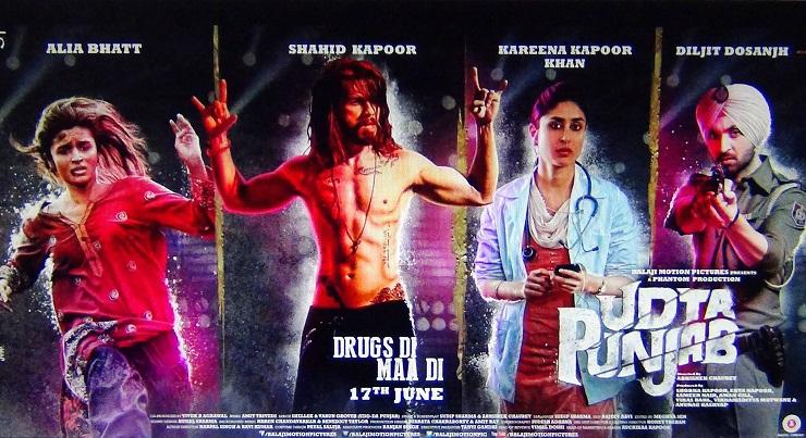 Film Bollywood Udta Punjab membantu mendorong masalah narkoba di Punjab menjadi perhatian nasional. 