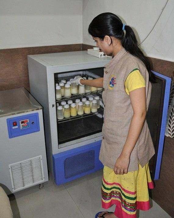 Mother's milk stored in bank. (Photo: Jasvinder Sehgal)