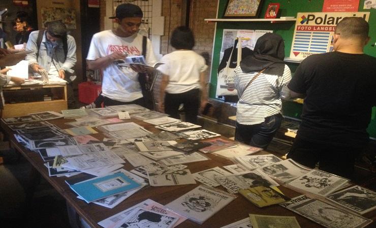 Bandung Zine Fest attracted zine makers from all over Indonesia. The third event of its kind, Bandun