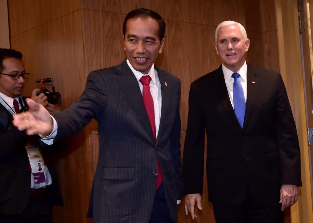 Bertemu Wapres AS, Presiden Minta Produk Indonesia Bebas Pajak