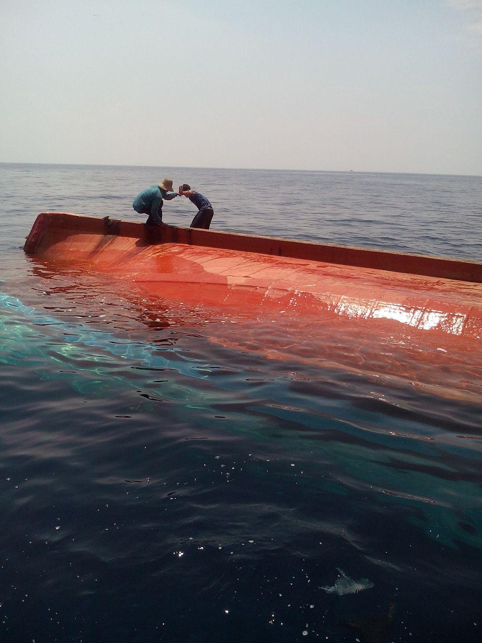 Bangkai Kapal Mulya Sejati Ditemukan di Rembang