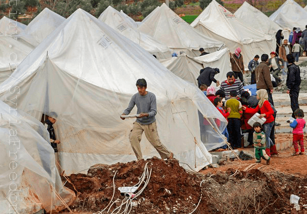 Ilustasi. Kamp pengungsi Suriah. (Freedom House)