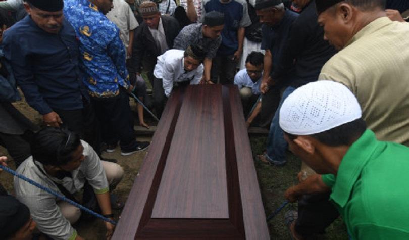 Kelompok bersenjata di Papua, pemakaman korban serangan Nduga di Palu, Sulteng, Senin (18/7/22).(Ant