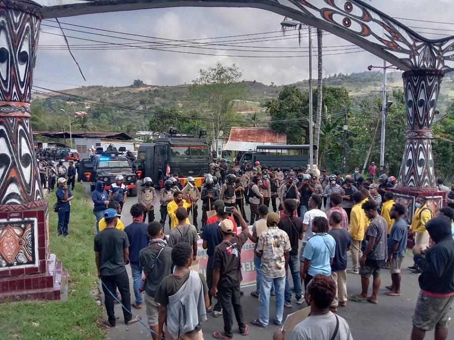 Demo Tolak DOB Papua, 4 Mahasiswa Uncen Terluka