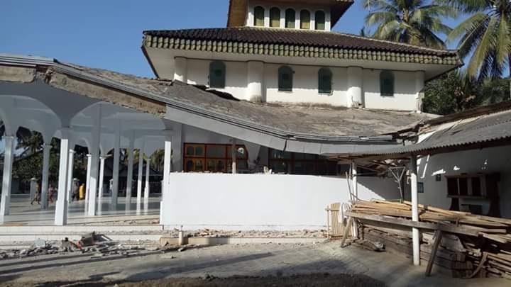 Gempa 6 SR di Bali,  Sejumlah Tempat Ibadah dan Fasilitas Umum Rusak 