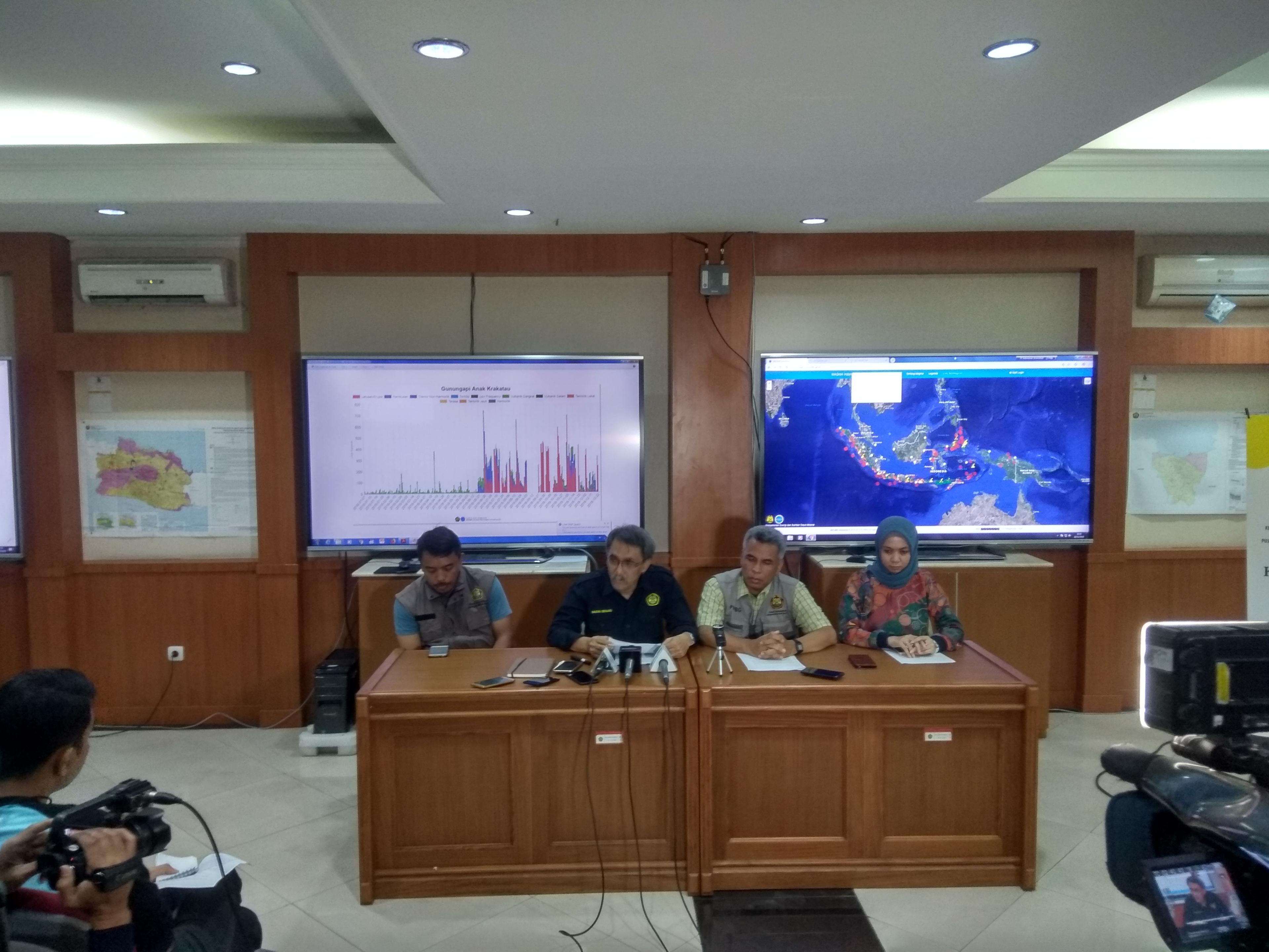 PVMBG Sebut Tsunami di Banten Tidak Berkaitan Dengan Aktivitas Krakatau