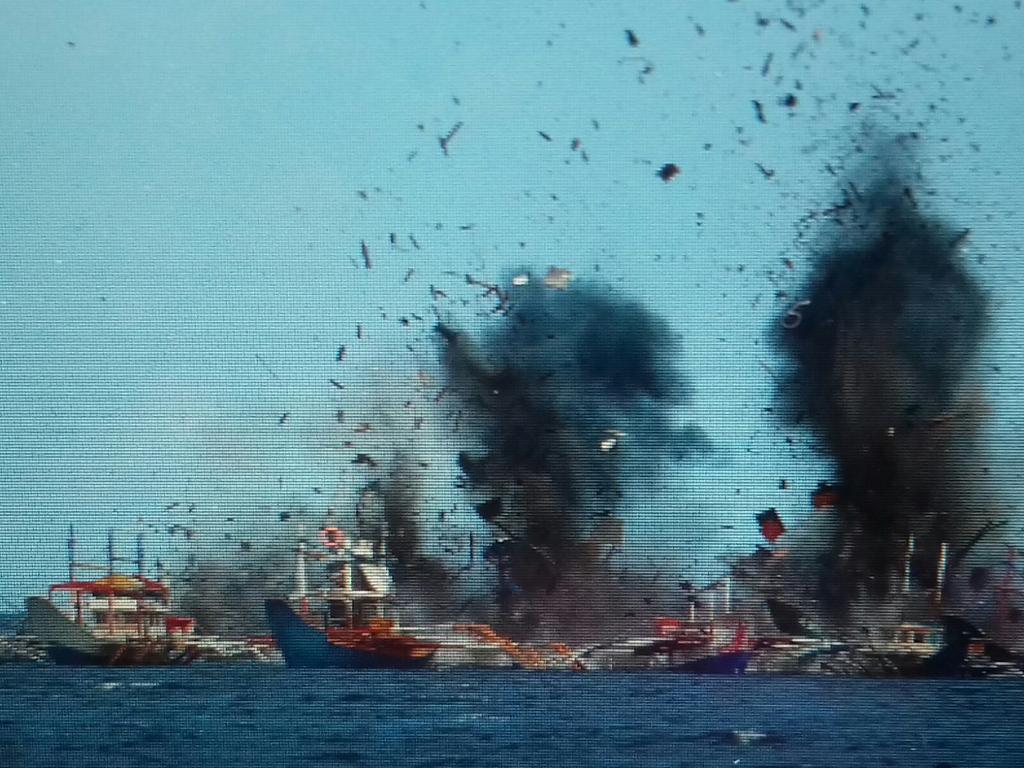 KKP Besok Tenggelamkan Puluhan Kapal Asal Vietnam dan Malaysia