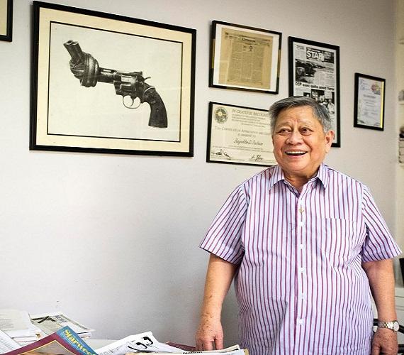 Reynaldo ”Nandy” Pacheco is one of the Philippines’ most outspoken critic of the country’s gun cultu