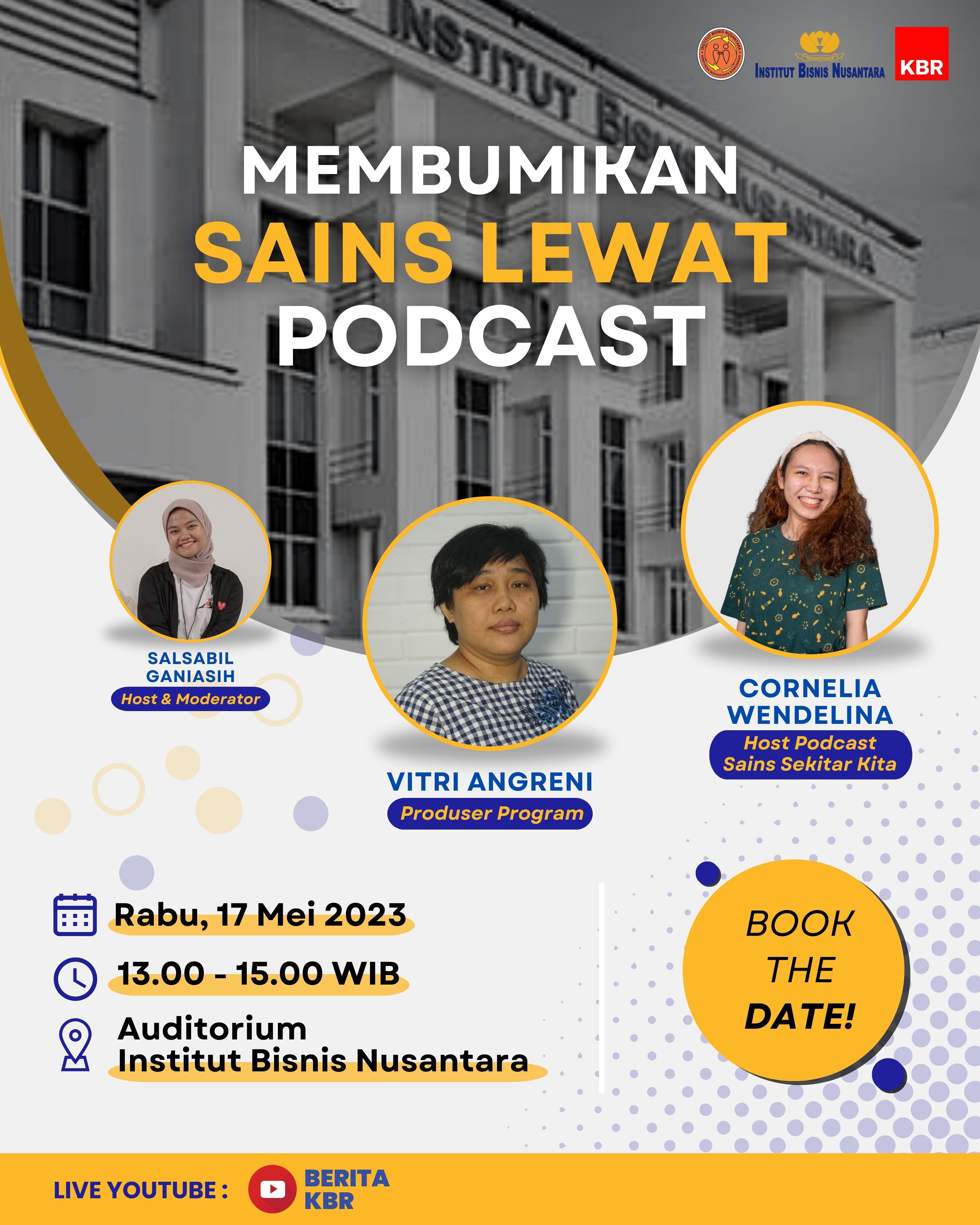 Talkshow P3K bersama Institut Bisnis Nusantara