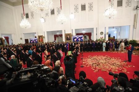 Jokowi Lantik Kabinet Indonesia Maju, Ini Fokus Beberapa Menteri