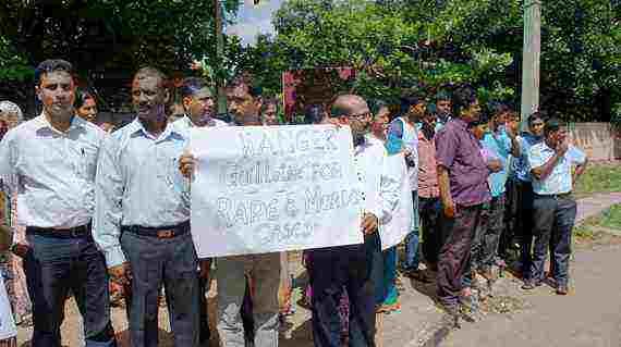 Protest against gang rape and murder a school girl in Sri Lanka. (Photo: Ponniah Manikavasagam)