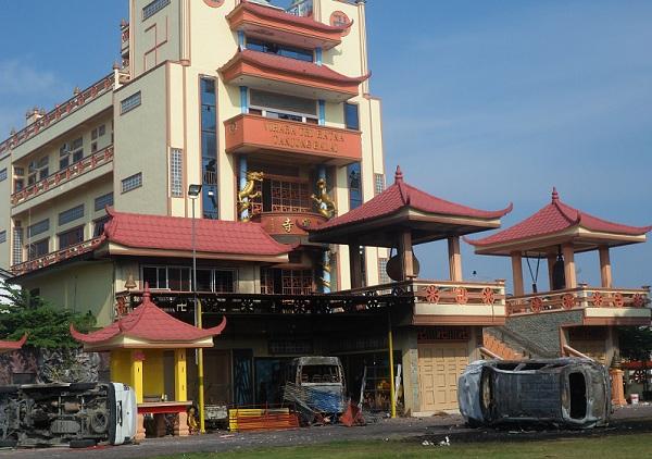Kerusuhan Tanjungbalai, Wihara Tri Ratna Belum Bisa Digunakan untuk Ibadah