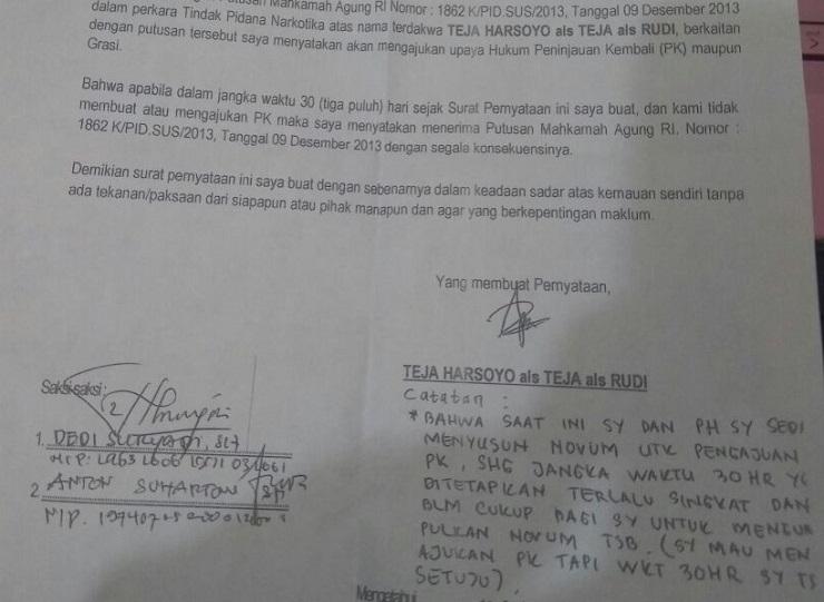 Komisi Kejaksaan Siap Kaji Dugaan Pemaksaan Pengajuan PK Teja Harsoyo