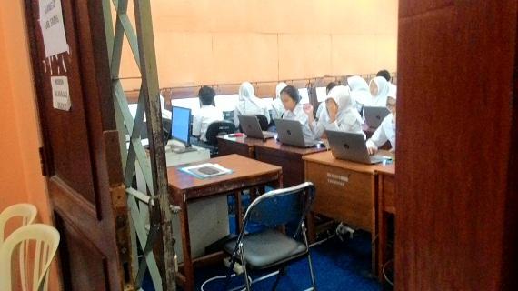 Server Sempat Trouble, UNBK Kota Bogor Lancar