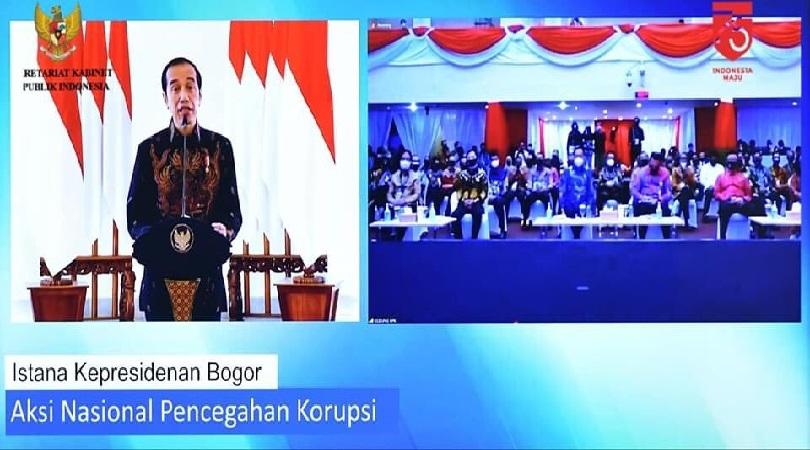 Aksi Nasional Pencegahan Korupsi, Jokowi: Terlalu Banyak Eselon