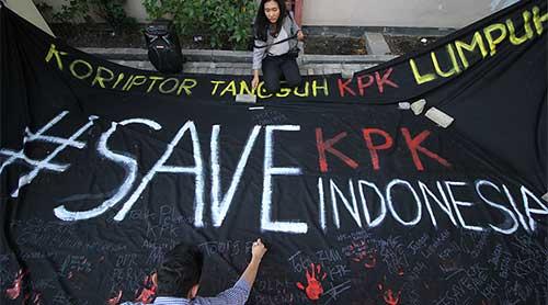 Aksi Save KPK