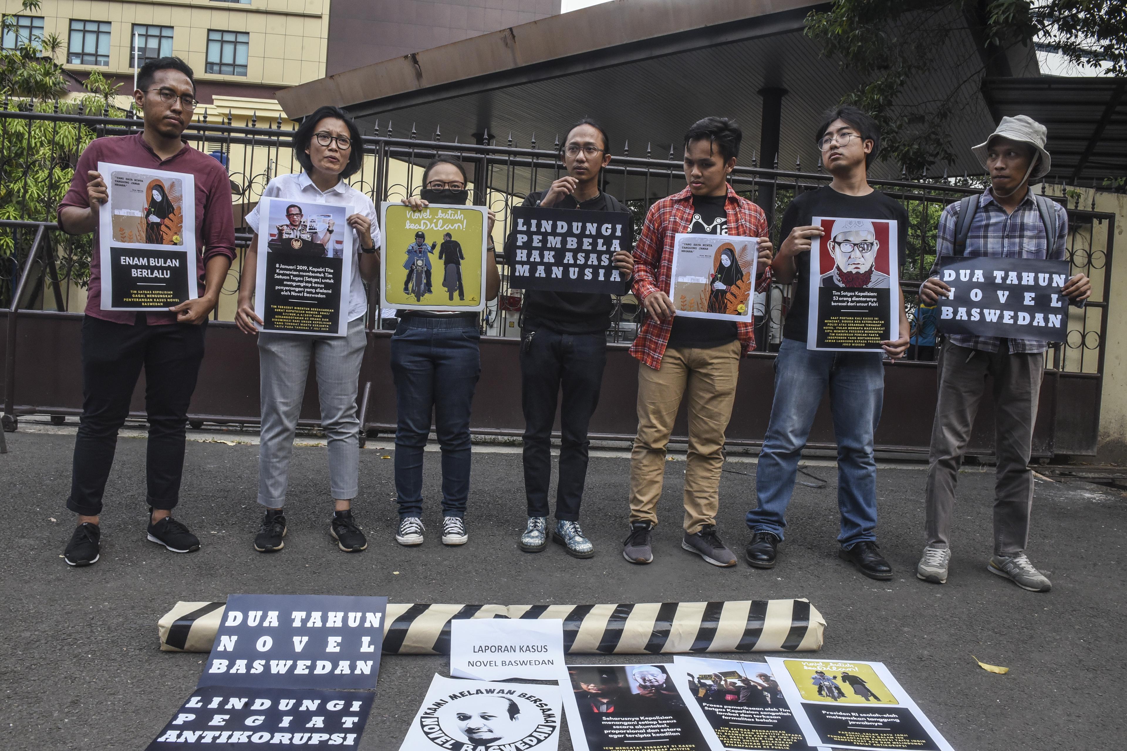 Tim Bentukan Kapolri Gagal Ungkap Kasus Novel, ICW:  Kepentingan di Sekeliling Presiden