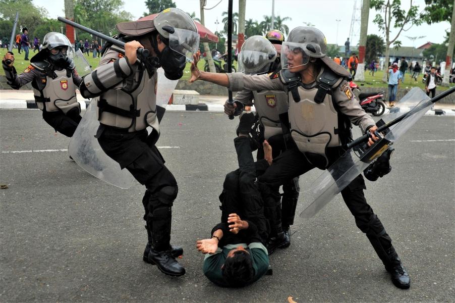 Demo RUU Bermasalah Makan Korban, Komnas HAM Duga Polisi Langgar Prosedur