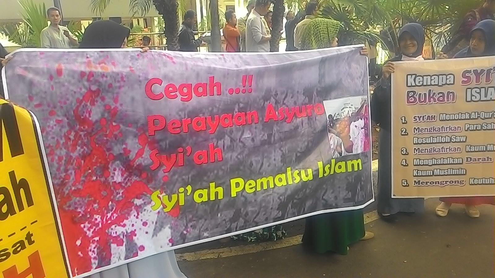 Duduki Balaikota, Massa Anti-Syiah Tolak Peringatan  Asyura di Kota Bogor