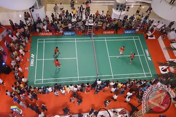 Ilustrasi. Pertandingan Badminton. Foto: Antara