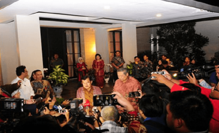 Bertemu SBY, JK Bantah Bicara Pencalonan Pilpres 2019