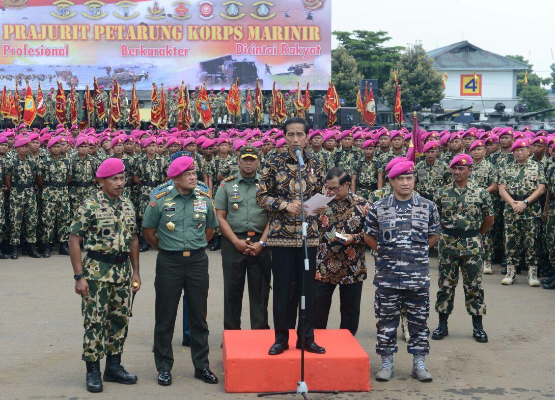 Safari ke Tentara dan Polisi, Jokowi Minta tak  ada Lagi Demo 