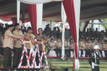 Buka Raimuna Jokowi Ingatkan Himne Pramuka