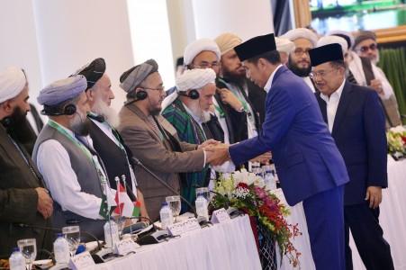 Buka Pertemuan ulama Afghanistan, Indonesia dan Pakistan, Ini Pesan Jokowi